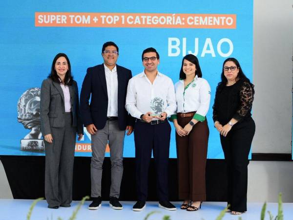 Cementos Bijao fue reconocida como la marca de cemento #1 en la mente de los hondureños.