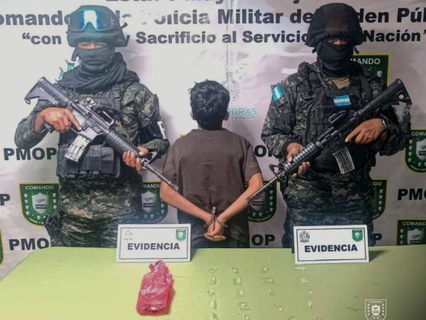 El detenido es un menor de 17 años de edad, identificado únicamente con el alias de <b>“El Chiquitín”</b>..