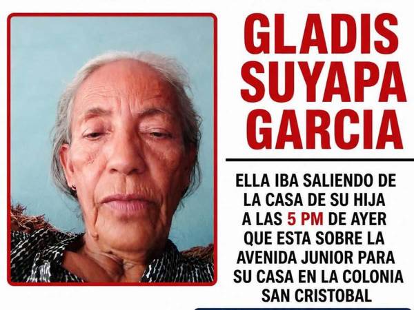 Foto de doña Gladis Suyapa García.