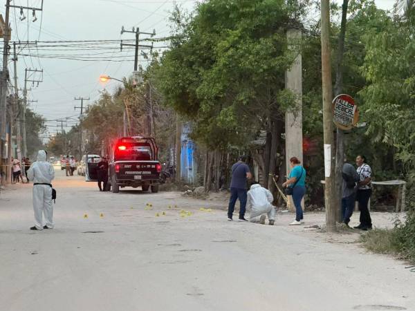 Un hondureño de 26 años fue asesinado a balazos en la colonia Valle Verde, en Cancún, estado de Quintana Roo, México. En la escena del crimen se encontaron al menos 35 casquillos de arma de fuego.