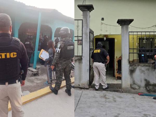 Las diligencias se desarrollan en municipios de Copán y en San Pedro Sula, Cortés.