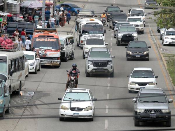 El parque vehicular en Honduras es más de tres millones de carros y motos. El crecimiento anual es de entre un 5% a 8%.