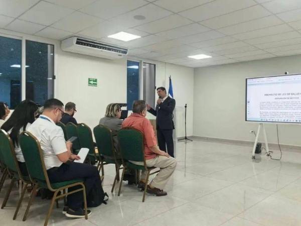La propuesta de ley fue presentada al presidente de la Comisión de Salud del Congreso Nacional, Roberto Cosenza, quien la llevará al pleno del Legislativo.