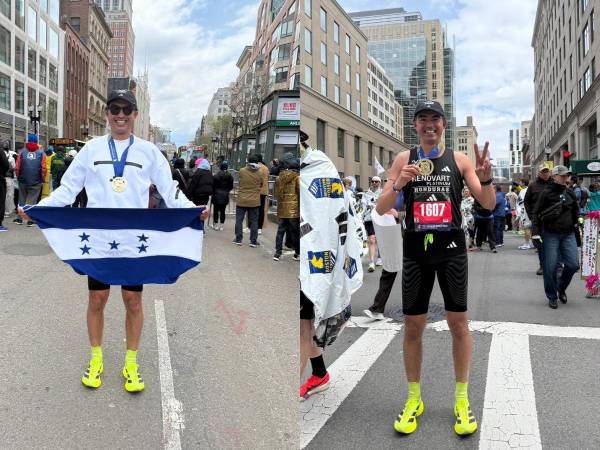 El corredor hondureño ha estado en 17 maratones internacionales, la cuarta en Boston, una de las más importantes del mundo.