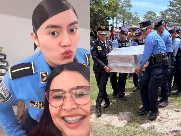 Entre lágrimas y muestras de cariño, familiares, amigos y compañeros de la Policía Nacional dieron el último adiós a la Policía Técnico I Delsy Maribel Hernández Hernández, quien falleció tras sufrir un accidente de tránsito en Yoro.