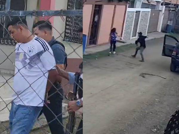 Agentes de la Policía Nacional capturaron en horas de la tarde de este jueves al presunto responsable del intento de rapto de una menor en el barrio El Porvenir, Puerto Cortés.