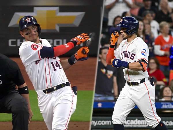 Mauricio Dubón conectó un solitario jonrón en la derrota de loas Astros de Houston contra los Bravos de Atlanta.
