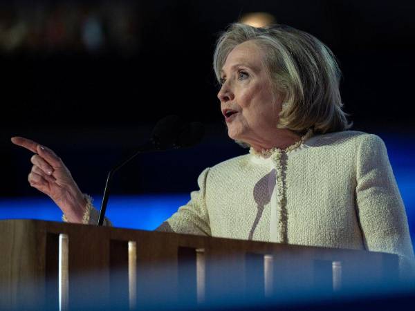 La exsecretaria de Estado de EE.UU., Hillary Rodham Clinton.