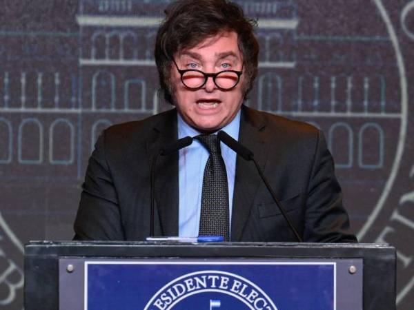 Foto de Javier Milei, presidente de Argentina.