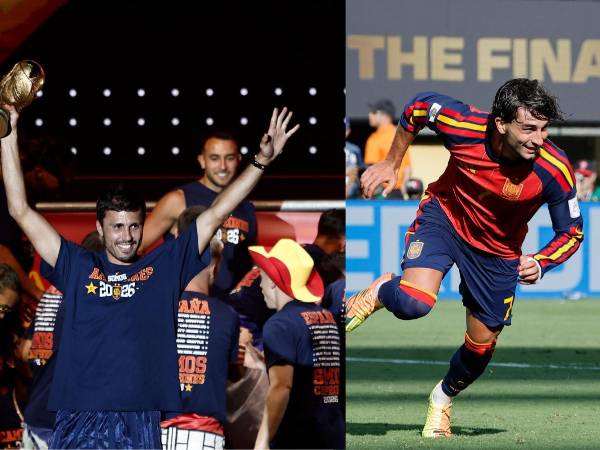 Rodri destacó el gran Mundial que hizo España y de su compañero Ferrán Torres. FOTO EFE.