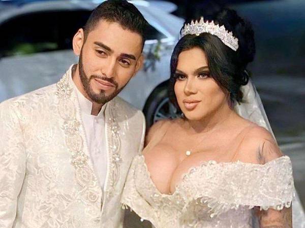 Kimberly Irene y su esposo Óscar Barajas.