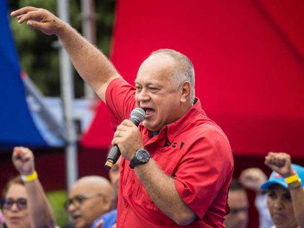 El ministro de Interior y Justicia de Venezuela, Diosdado Cabello, en Caracas.