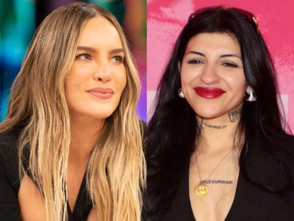 Las cantantes Belinda y Cazzu.