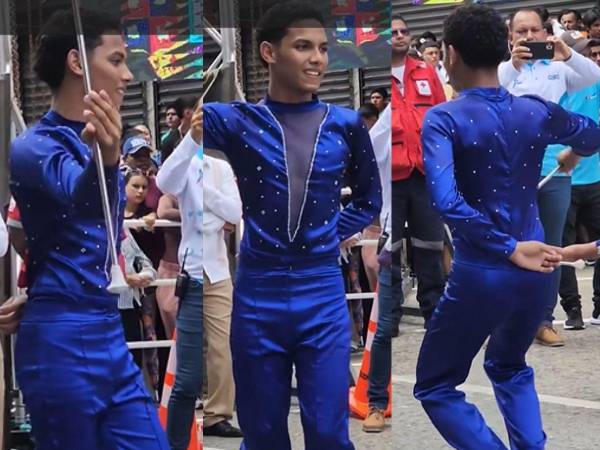 Hasta el momento, no se ha confirmado la identidad del joven, pero su participación ya se ha convertido en uno de los momentos más comentados de los desfiles patrióticos.