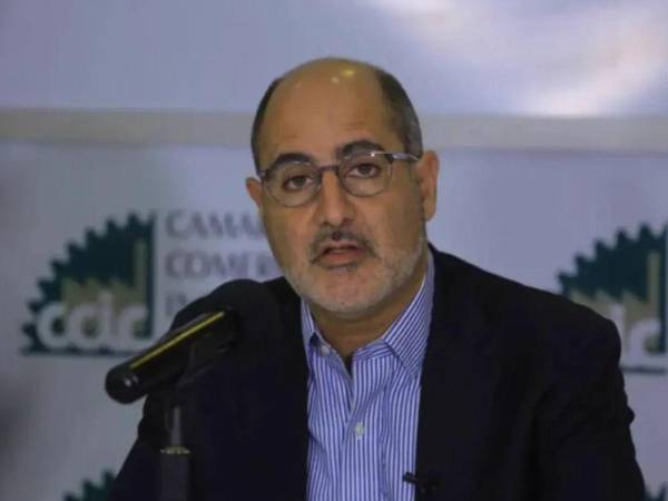 El empresario Eduardo Facussé, expresidente de la Cámara de Comercio e Industrias de Cortés (CCIC).