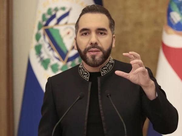 El presidente de El Salvador, Nayib Bukele.