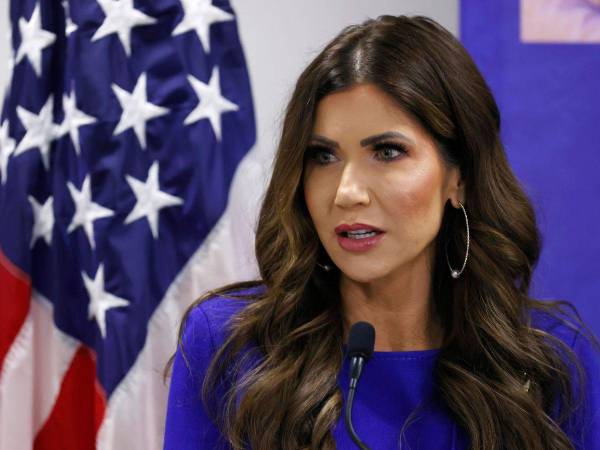 La secretaria de Seguridad Nacional de EE.UU., Kristi Noem, en una foto de archivo.