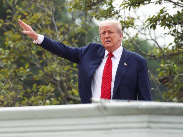 El presidente de Estados Unidos, Donald Trump, en la Casa Blanca.