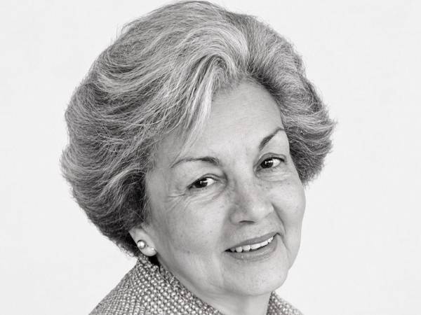 Mercedes Callejas, viuda del reconocido banquero Jorge Bueso Arias.