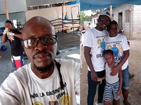 Miguel el “Muñeco” González vive en Nueva Armenia junto a su familia.