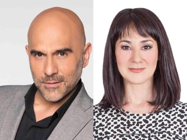 Héctor Suárez Gomís y Mónica Garza.