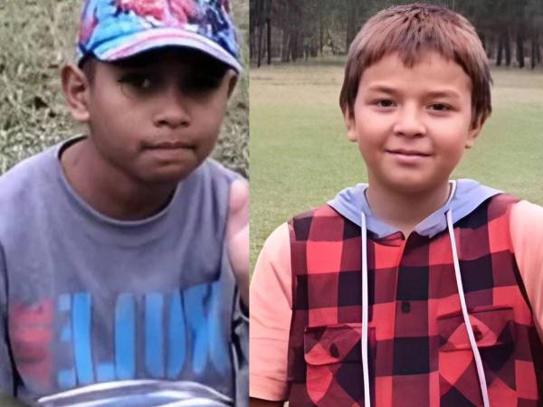 Henry Samuel Hidalgo Martínez, de 14 años, y Kenneth Jared Elvir Hidalgo, de 12 años.