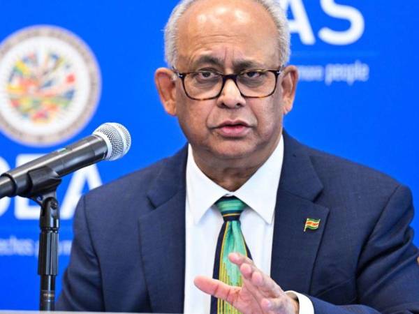 <b>Albert Ramdin</b>, secretario general de la Organización de los Estados Americanos (<b>OEA</b>).