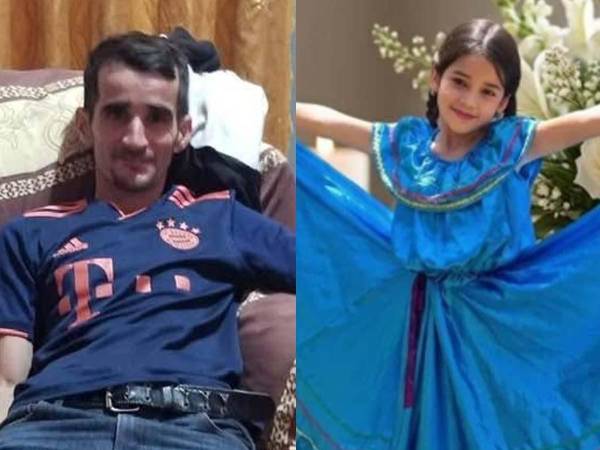 José Ángel Pineda y su hija Jackelin, de 11 años, murieron luego de ser arrastrados por la corriente de una quebrada en la comunidad de La Palca, Santa Bárbara.