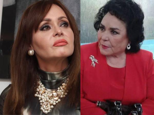 La actriz Gaby Spanic y la fallecida Carmen Salinas.