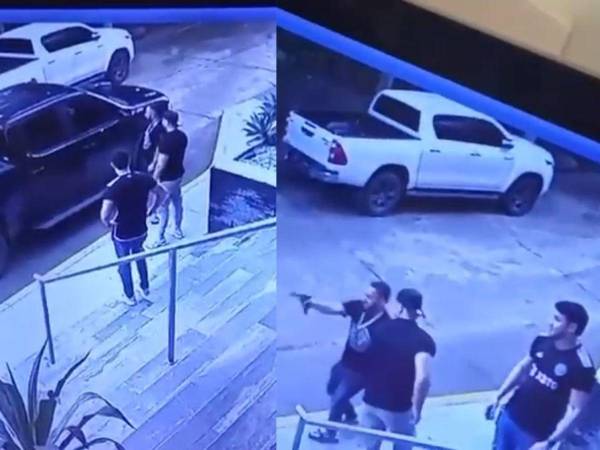 Capturas de pantalla del video del incidente.