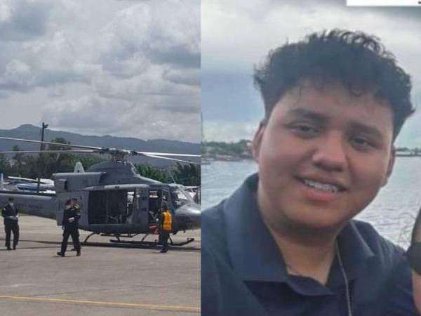 El helicóptero de las Fuerzas Armadas llegó a la capital alrededor de las 12:50 p.m. con el cuerpo del joven Elvin Josías Izaguirre Galindo