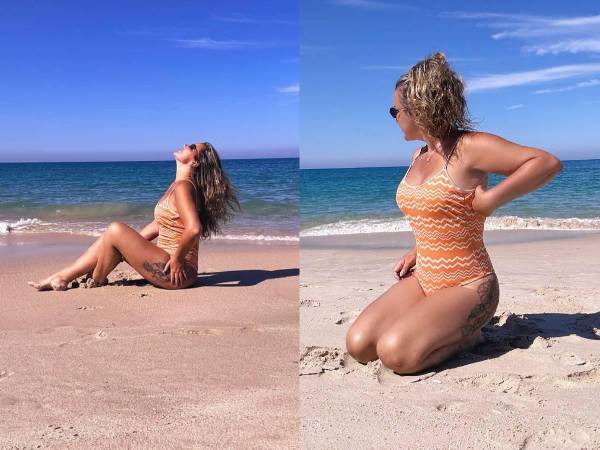 Katia Aveiro es la hermana mayor de Cristiano Ronaldo y se encuentra disfrutando de las playas. También lo hizo la esposa de CR7, Georgina Rodríguez y la esposa de Lionel Messi, Antonela Rocuzzo.