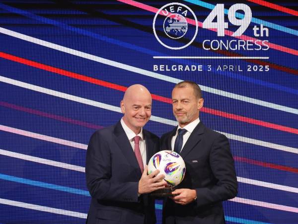 La UEFA está en contra de las nuevas propuestas de Infantino sobre la comercialización de la Copa del Mundo. FOTO EFE.