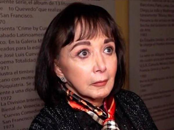 La actriz y comediante, María Antonieta de las Nieves.