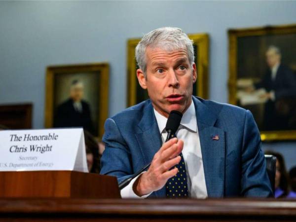 El secretario de Energía de Estados Unidos, Chris Wright.