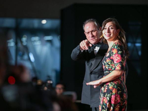 El actor Tommy Lee Jones y su hija, Victoria Jones, en una foto de archivo.