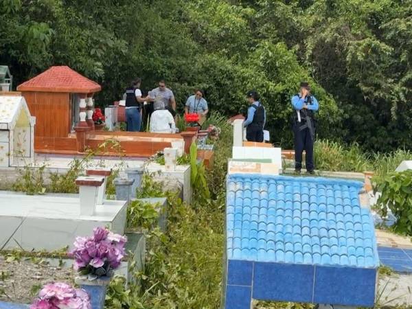 Las autoridades se hicieron presentes para realizar las investigaciones correspondientes.