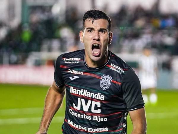 El delantero argentino ya es el máximo goleador de Marathón en esta presente temporada. FOTO redes Marathón.