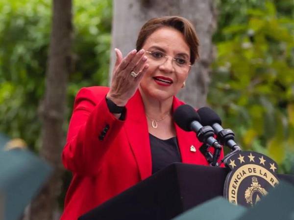 La presidenta de Honduras, Xiomara Castro.