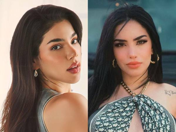 La cantante mexicana Kenia Os y la youtuber Kimberly Loaiza.