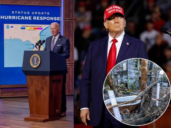 El presidente de Estados Unidos, Joe Biden y el actual candidato republicano a la Casa Blanca, Donald Trump.