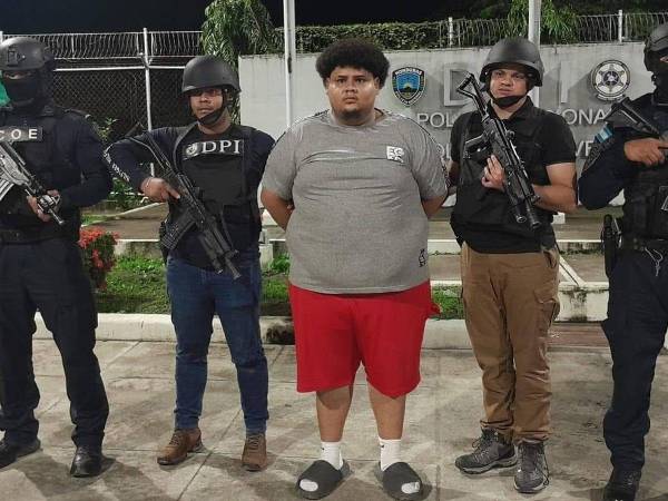 Elvis Adiel Trujillo fue capturado por la Policía Nacional.