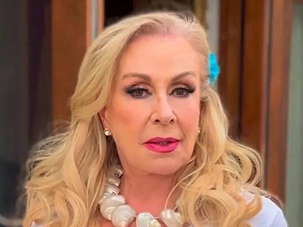 La actriz Laura Zapata.