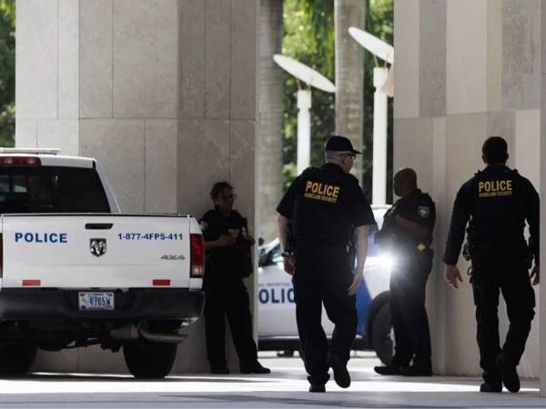 Agentes de policía de Miami en una imagen de archivo.