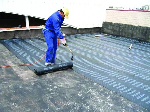 <b>La impermeabilización de los edificios es una de las primeras obras en ejecutarse, así como la pavimentación de algunos tramos del campus.</b>