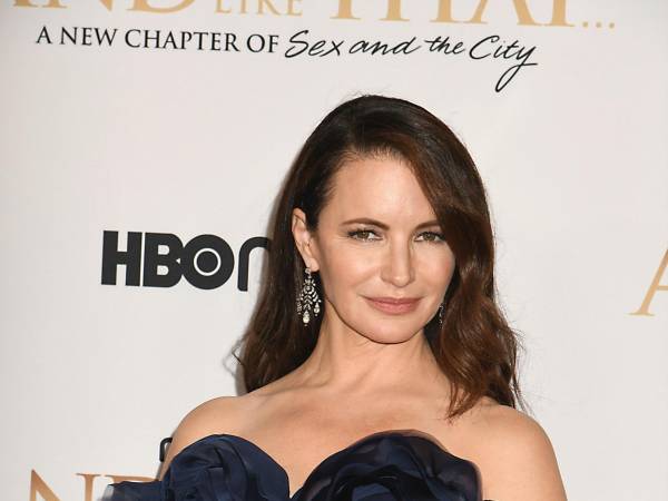 La actriz Kristin Davis.