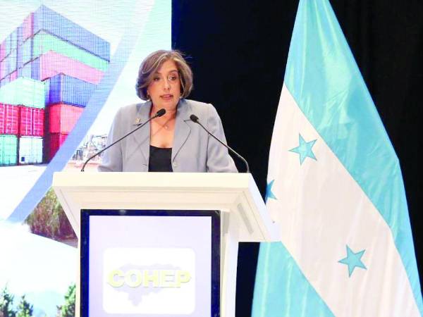 Anabel Gallardo, presidenta del Consejo Hondureño de la Empresa Privada.