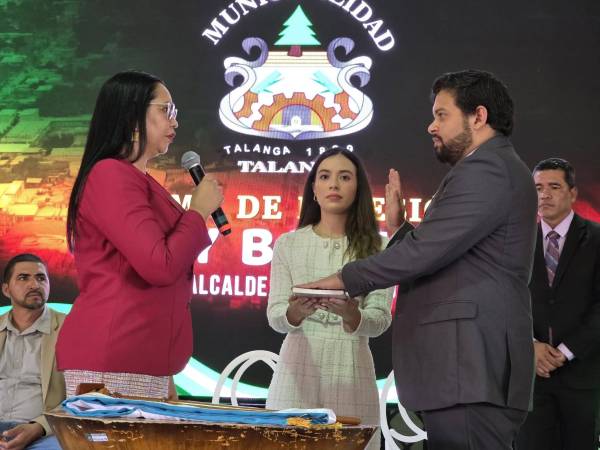 Rudy Banegas, alcalde electo de Talanga, según declaratoria del Consejo Nacional Electoral.