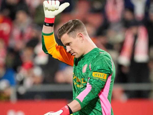 Ter Stegen sufrió una lesión en el pasado encuentro en donde el Girona perdió ante Real Oviedo.