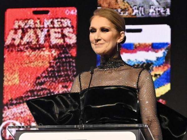 La cantante Céline Dion.